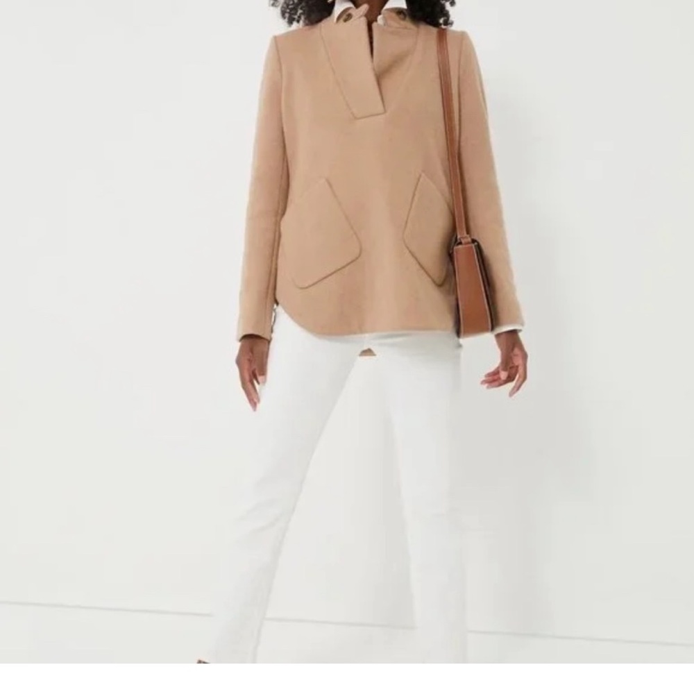NWT Tuckernuck Stella Shearling Jacket Size XS camel Tan NWT